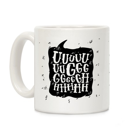 Ugh Speech Bubble Coffee Mug