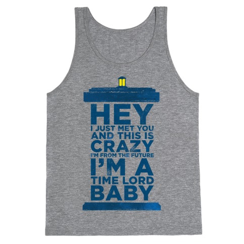 Dr Who (Call Me Maybe Tank) Tank Top