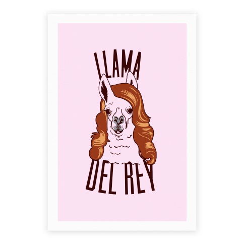 Llama Del Ray Poster
