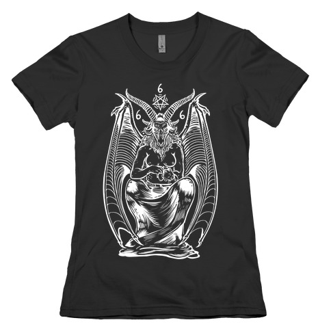 Pet Cats. Hail Satan. Womens T-Shirt