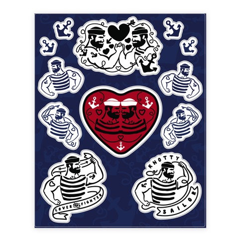 Knotty Sailor Stickers and Decal Sheet