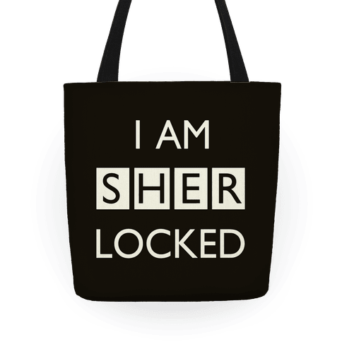 I Am Sherlocked Totes Lookhuman