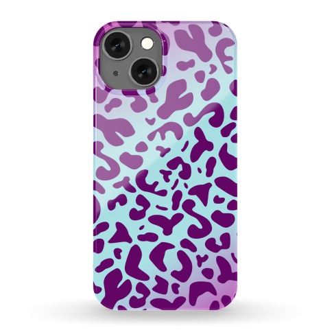 Purple Leopard Print Phone Case