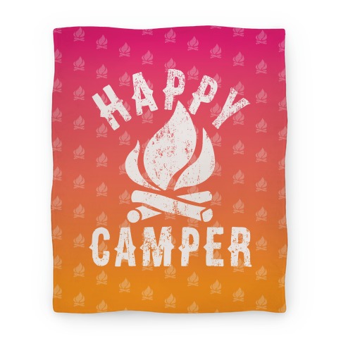 Happy Camper Blanket Blanket