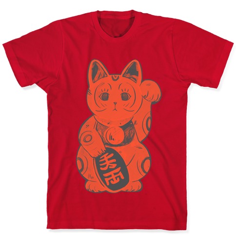 Japanese Lucky Cat T-Shirts | LookHUMAN