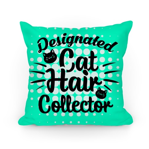 Designated Cat Hair Collector Pillow