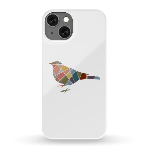 Mosaic Pattern Bird Phone Case