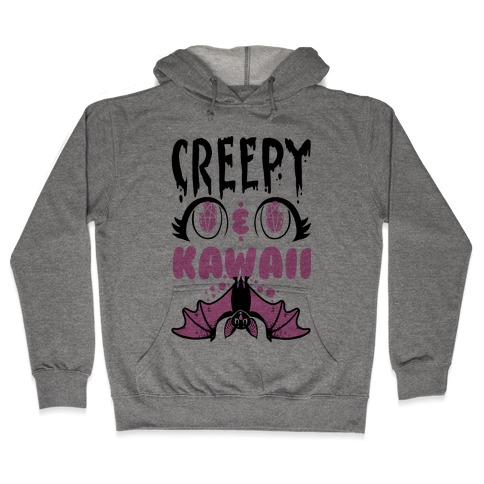 Creepy and Kawaii Hooded Sweatshirt