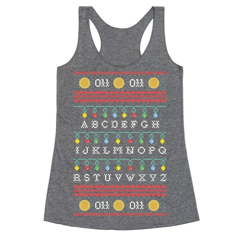Eleven Ugly Sweater Racerback Tank Top
