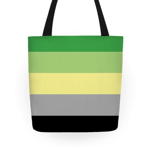 Printed Full Rainbow Pride Flag Tote Bag