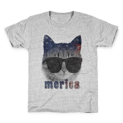 Merica Cat Kids T-Shirt