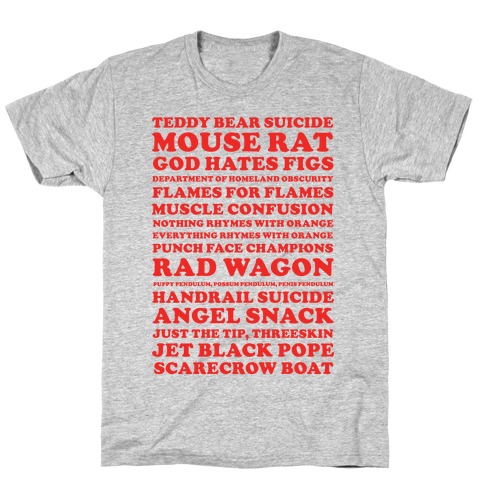Andy Dwyer Band Names T-Shirt