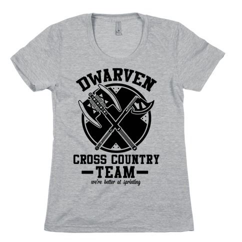 Dwarven Cross Country Team Womens T-Shirt