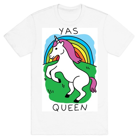 Yas Queen Unicorn T-Shirt