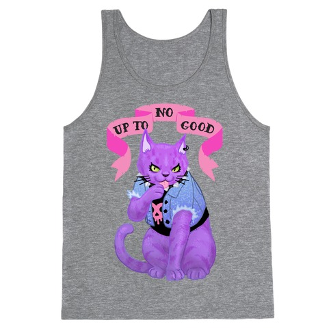 Up to No Good Pastel Goth Kitty Tank Top