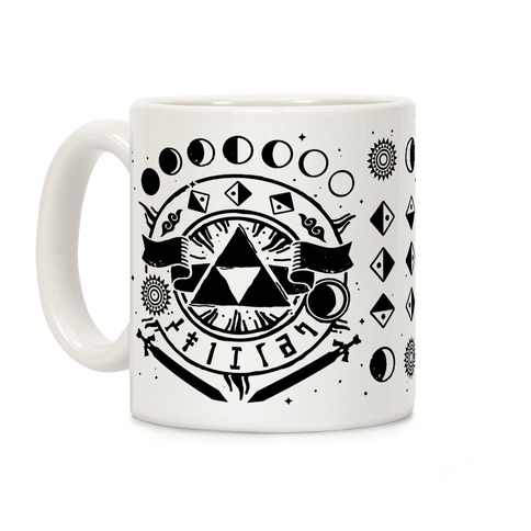 Hyrule Occult Symbols Coffee Mug