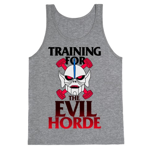 Training For The Evil Horde Tank Top