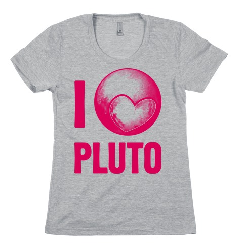 I Heart Pluto Womens T-Shirt
