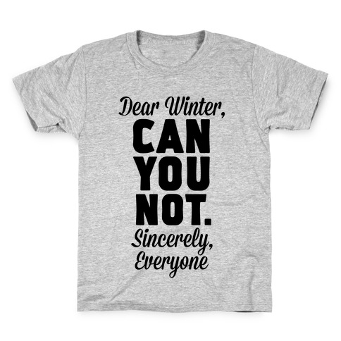 Dear Winter Kids T-Shirt