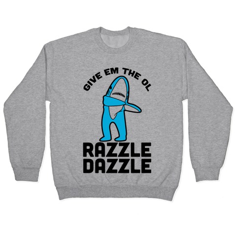 Left Shark Razzle Dazzle Pullover
