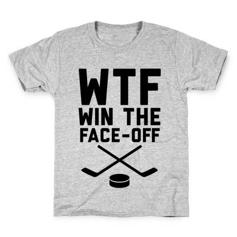 WTF (Win The Face-off) Kids T-Shirt