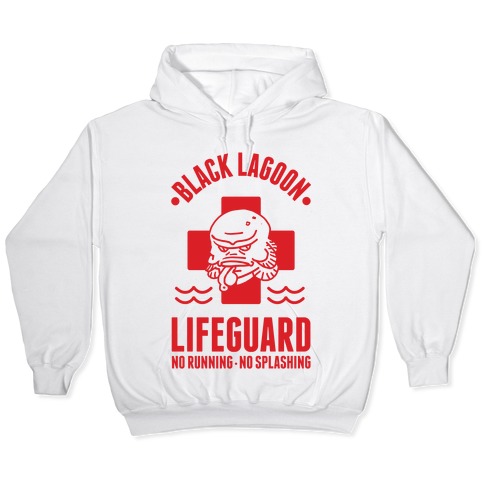 white lifeguard hoodie