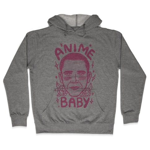 Anime Baby Obama Hooded Sweatshirt