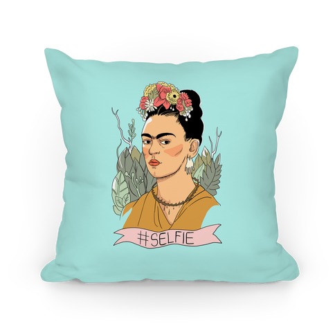 Frida #Selfie Pillow