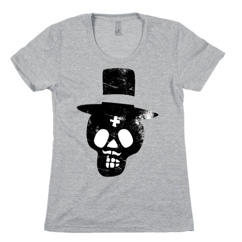 Sugar Skull Groom Womens T-Shirt