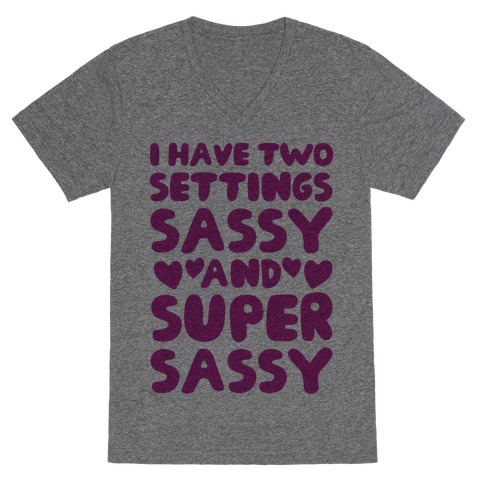 Super Sassy V-Neck Tee Shirt