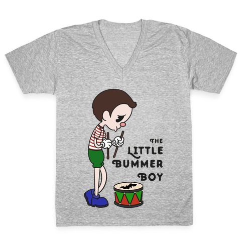 The Little Bummer Boy V-Neck Tee Shirt