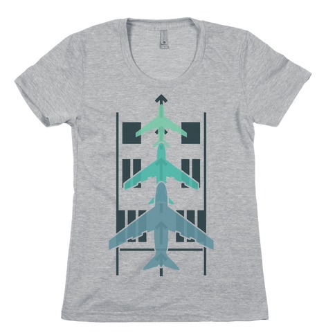 Takeoffs and Landings Womens T-Shirt