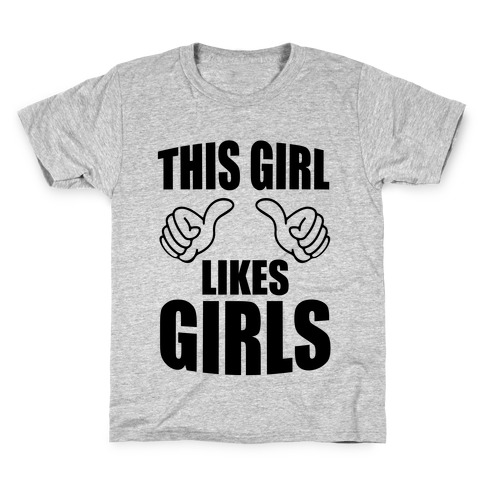 This Girl Likes Girls Kids T-Shirt