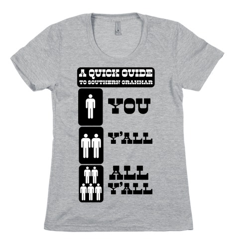 Quick Guide to Southern Grammar Womens T-Shirt