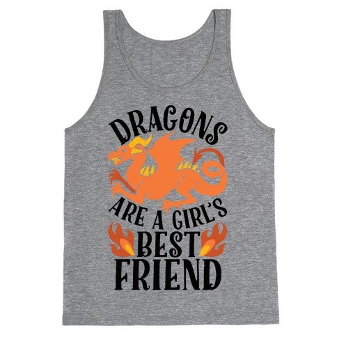 Dragons Are A Girl's Best Friend Tank Top