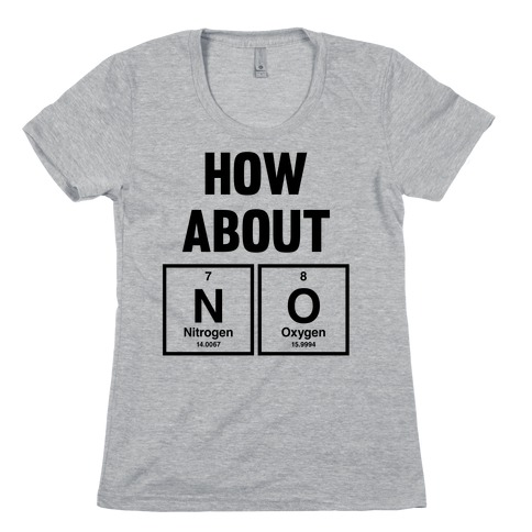 How About No (Chemistry) Womens T-Shirt