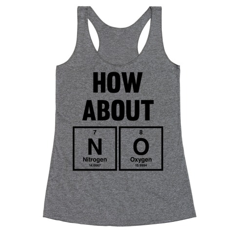 How About No (Chemistry) Racerback Tank Top