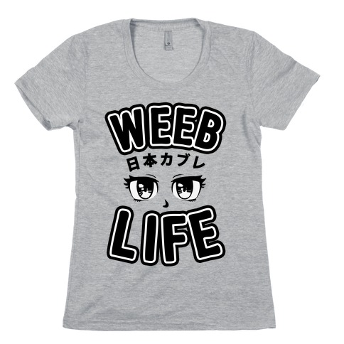 Weeb Life (Thug Life Parody) Womens T-Shirt