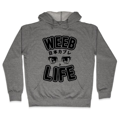 Weeb Life (Thug Life Parody) Hooded Sweatshirt