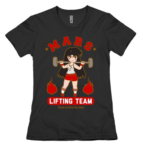 Mars Lifting Team Parody Womens T-Shirt