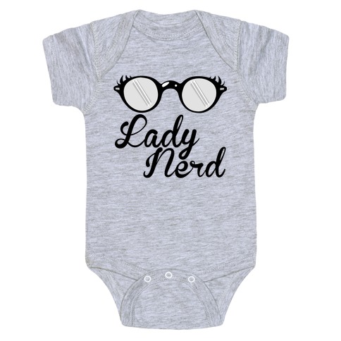 Lady Nerd Baby One-Piece