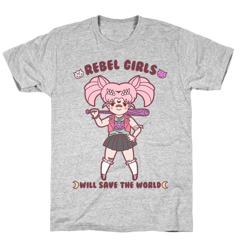 Rebel Girls Will Save The World Mini Moon T-Shirt