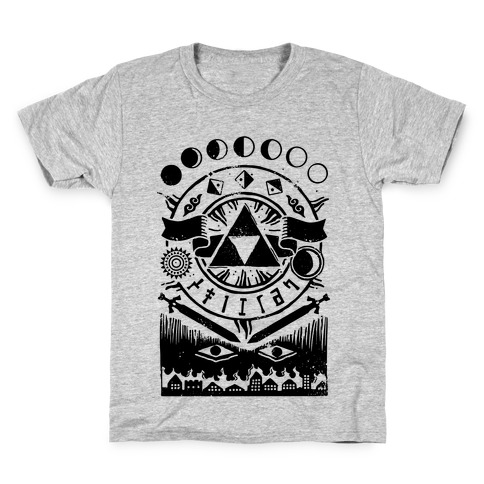 Hyrule Occult Symbols Kids T-Shirt