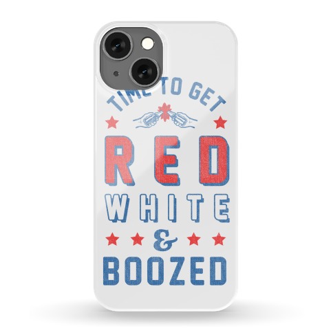 Red White & Boozed (Iphone Case) Phone Case