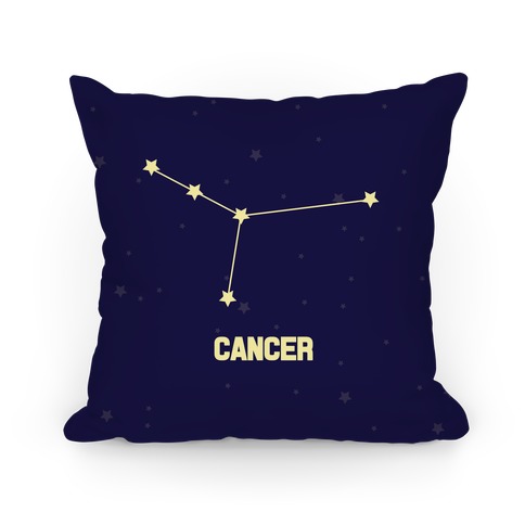 Cancer Horoscope Sign Pillow