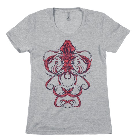 Kraken Tangle Womens T-Shirt