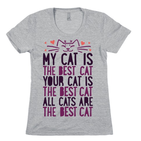 Every Cat Is The Best Cat Womens T-Shirt