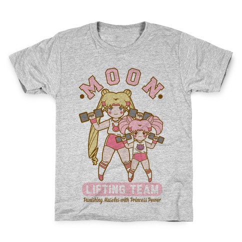 Moon Lifting Team Parody Kids T-Shirt