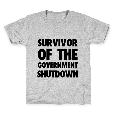 Survivor of the Government Kids T-Shirt