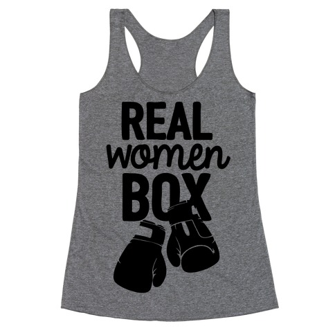 Real Women Box Racerback Tank Top